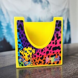 Lisa Frank VTG Stationery Cube Post It Note Holder Dalmation Dog Graphics